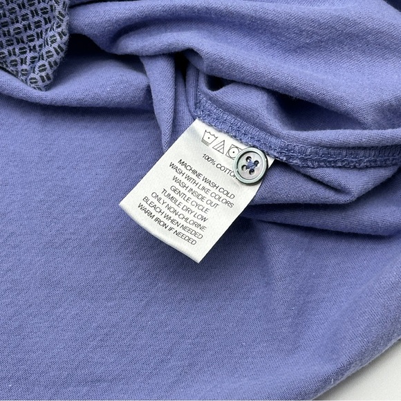 Zachary Prell Stretch Fabric Button Up Shirt Men's L Short Sleeve Blue - Picture 5 of 8